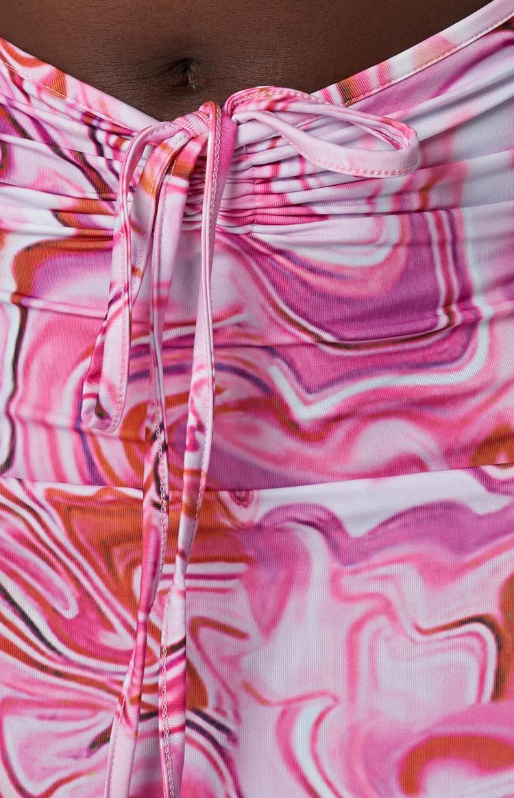 Lavish Pink Midi Dress sold by Beginning Boutique product image thumbnail 6