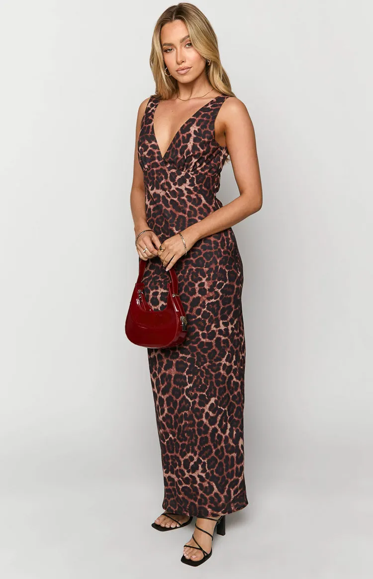 Verlaine Leopard Print Maxi Dress sold by Beginning Boutique product image thumbnail 4