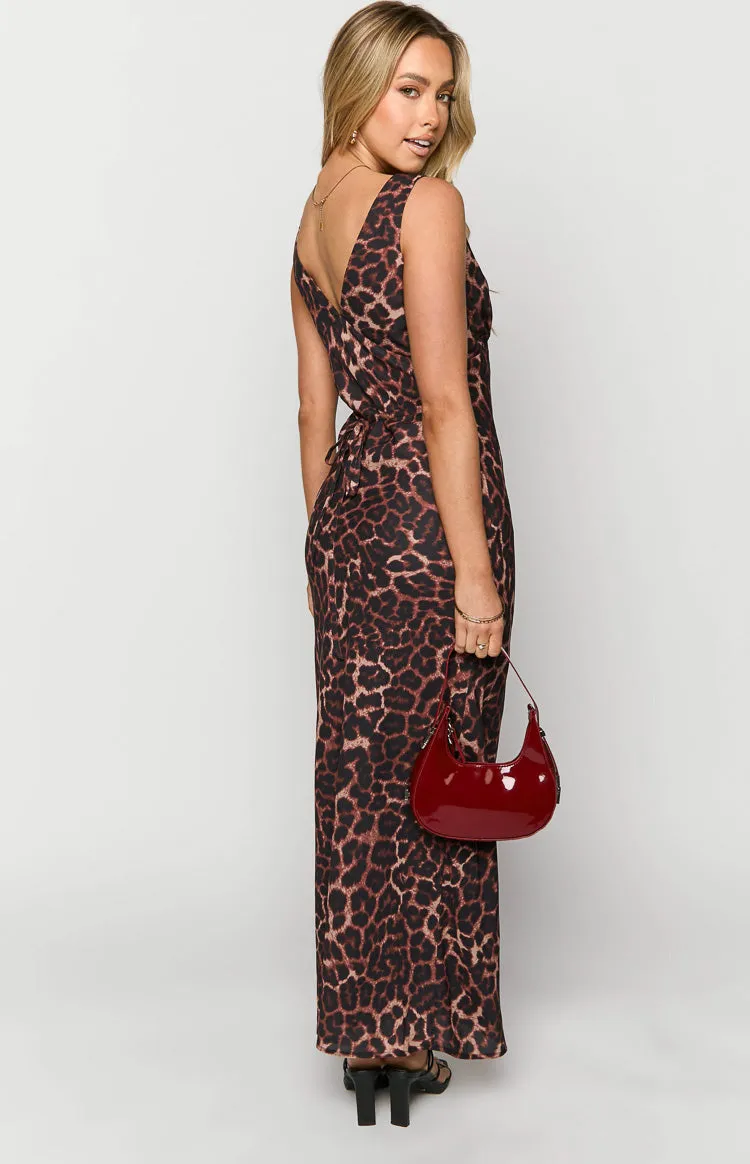 Verlaine Leopard Print Maxi Dress sold by Beginning Boutique product image thumbnail 5