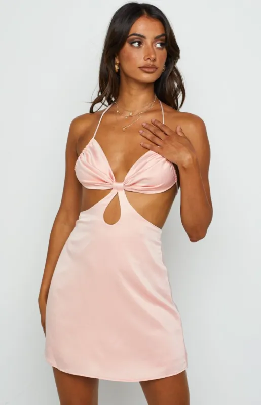 Fierra Pink Mini Dress sold by Beginning Boutique
