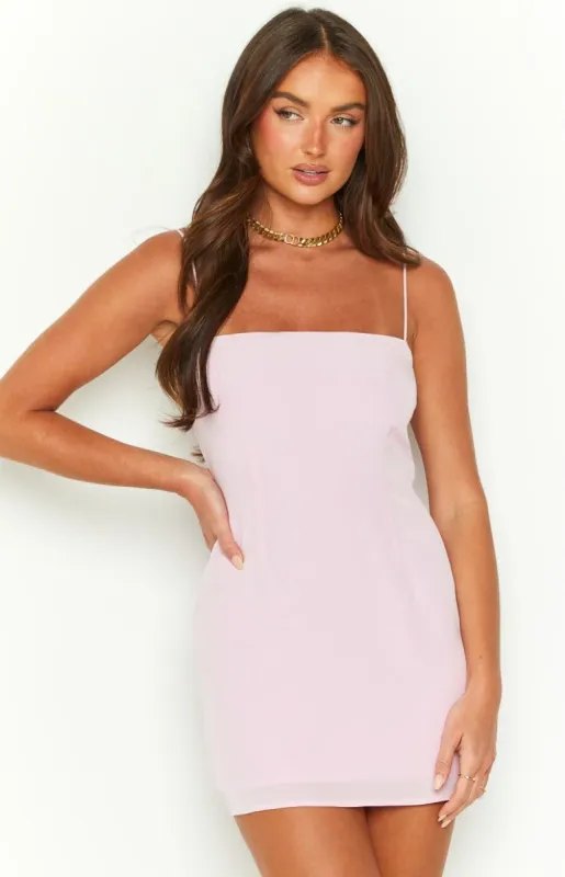 Darci Purple Mini Dress sold by Beginning Boutique