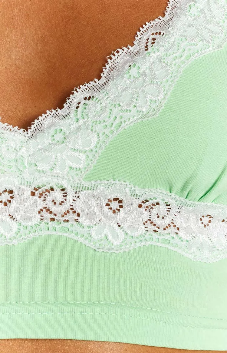 Elora Green Crop Top sold by Beginning Boutique product image thumbnail 5