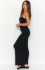 Melrose Black Maxi Dress sold by Beginning Boutique