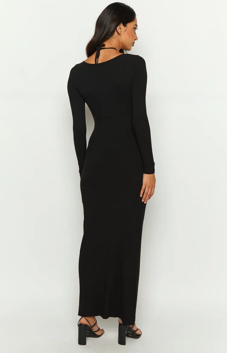 Romilly Black Long Sleeve Maxi Dress sold by Beginning Boutique product image thumbnail 5