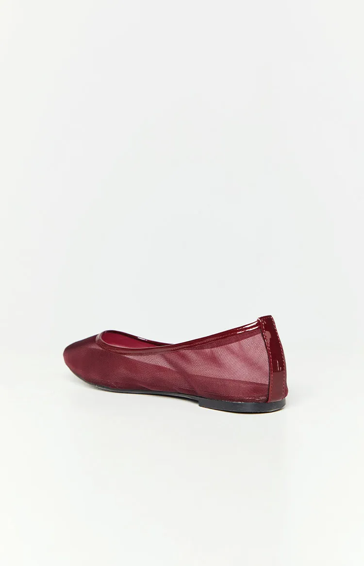 Therapy Arlo Cherry Patent PU Ballet Flats sold by Beginning Boutique product image thumbnail 3
