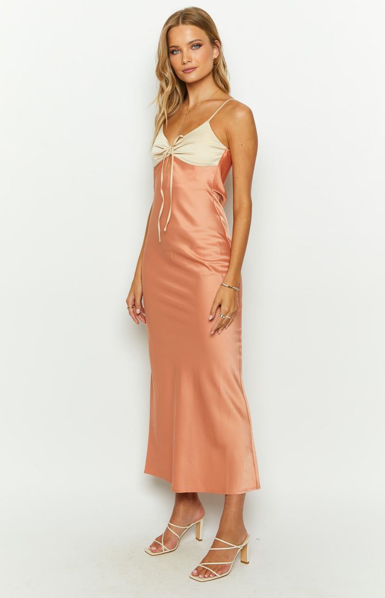 Fern Orange Maxi Dress sold by Beginning Boutique product image thumbnail 4