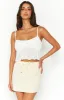 Maven Sand Mini Skirt sold by Beginning Boutique