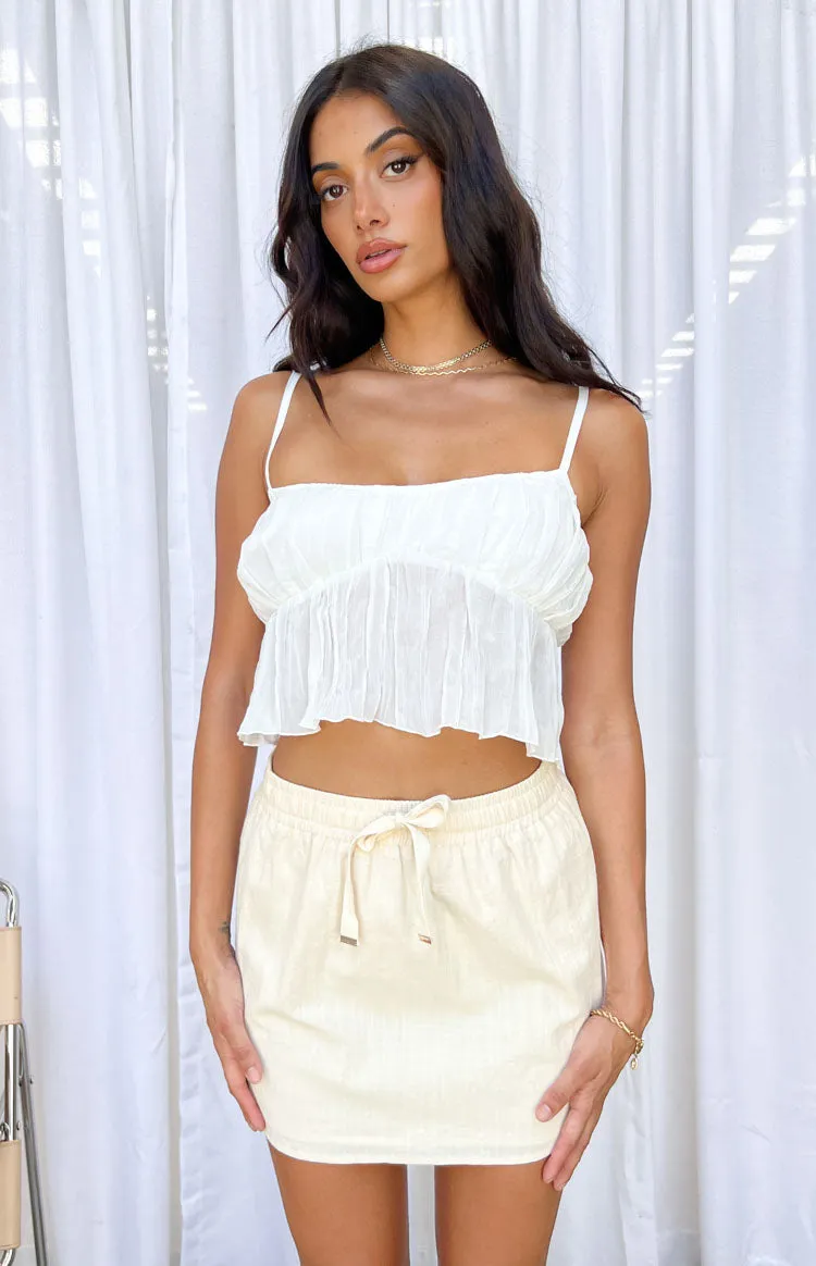 Maven Sand Mini Skirt sold by Beginning Boutique product image thumbnail 2