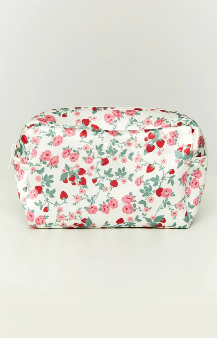Floral Satin Make-Up Bag sold by Beginning Boutique product image thumbnail 2
