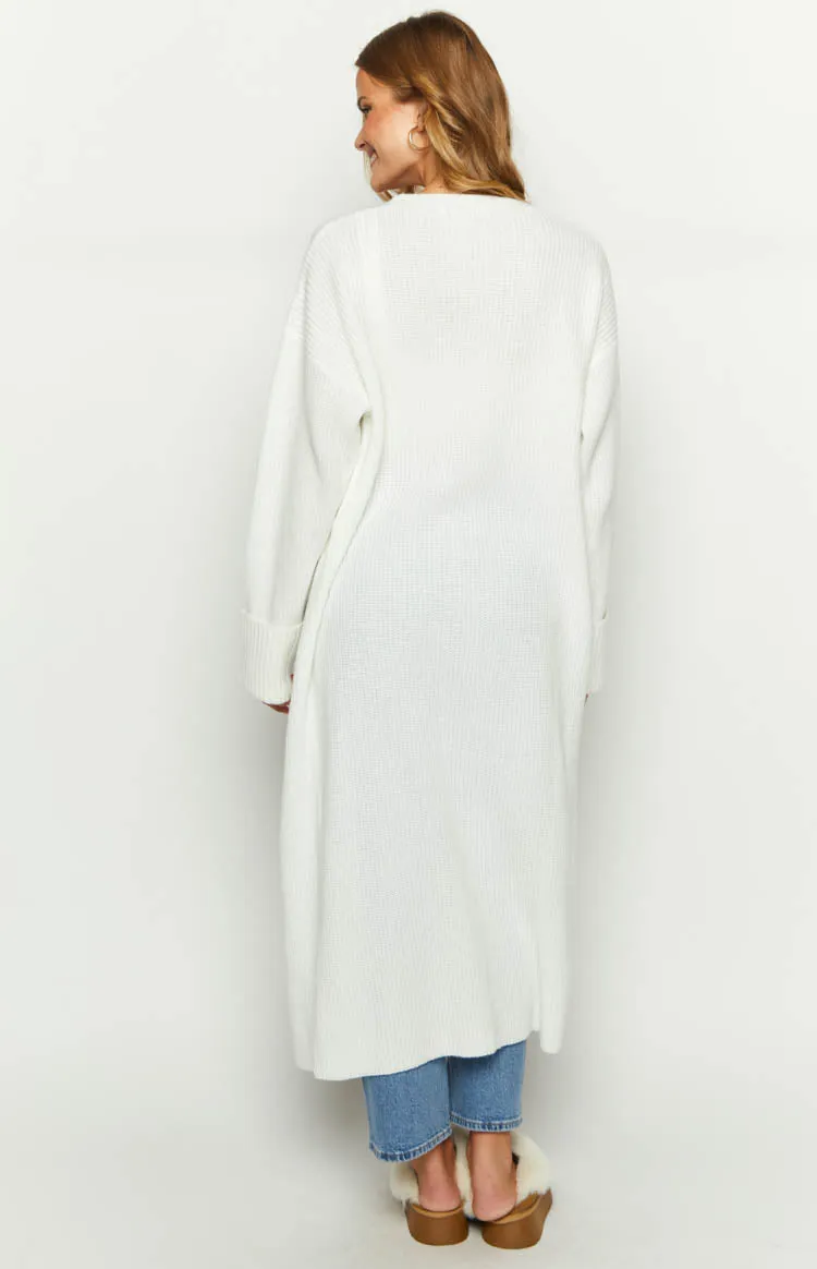 Landon Cream Longline Cardi sold by Beginning Boutique product image thumbnail 5