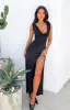 Vallure Black Maxi Dress sold by Beginning Boutique