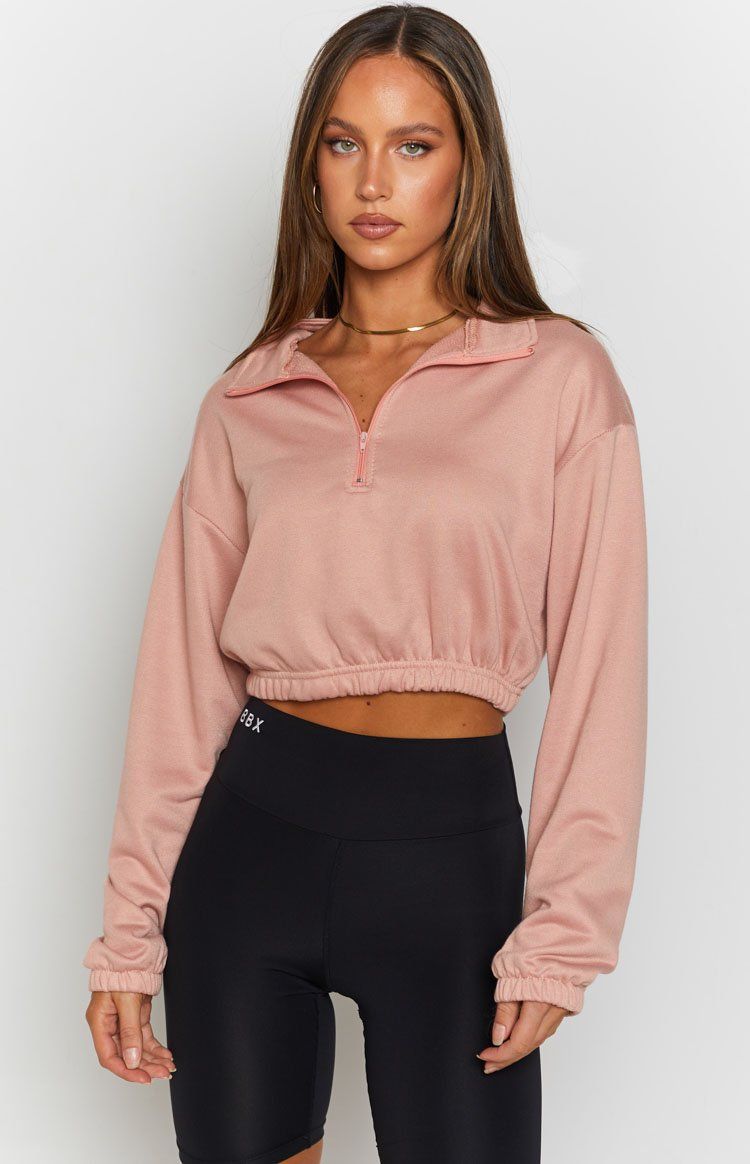 Canada Sweater Peach sold by Beginning Boutique product image thumbnail 5