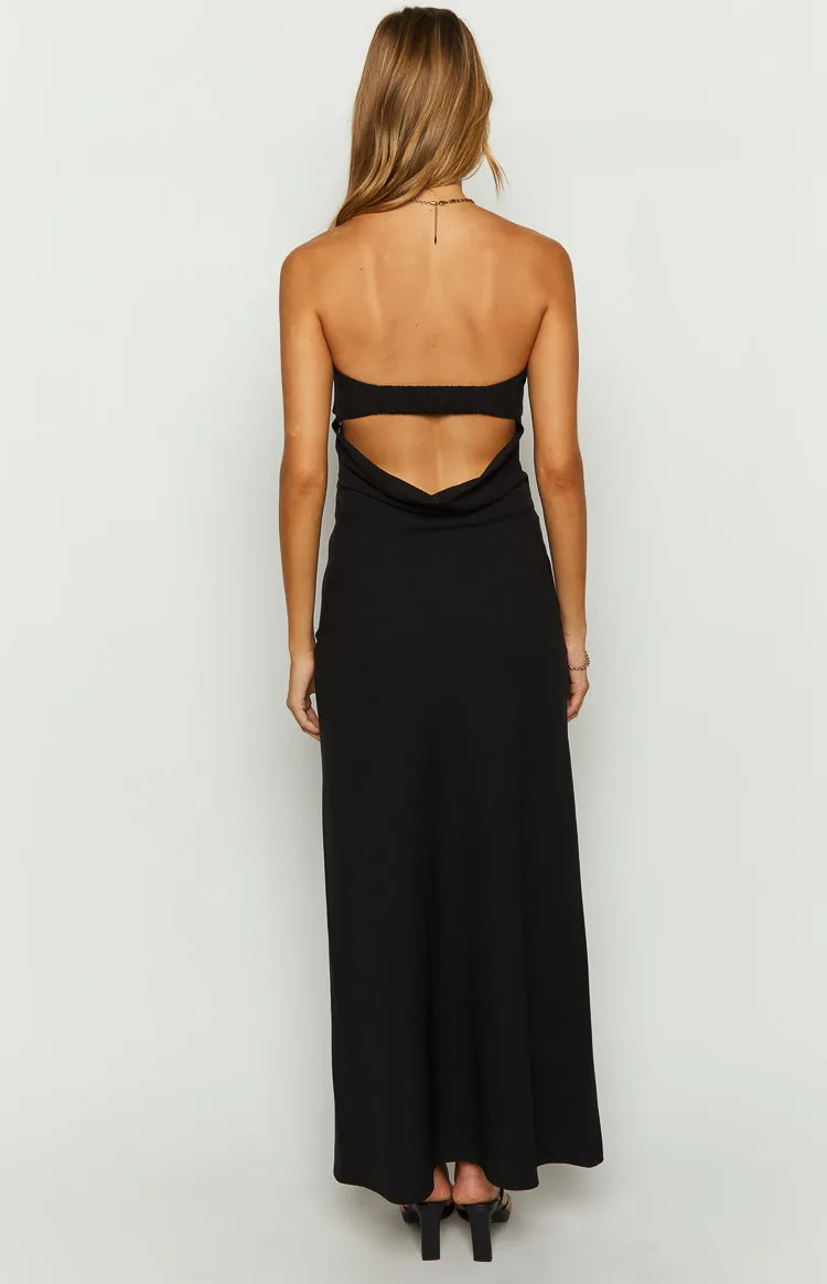 Lei Strapless Black Maxi Dress sold by Beginning Boutique product image thumbnail 5