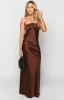 Maiah Brown Maxi Dress sold by Beginning Boutique