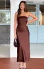 Maiah Brown Maxi Dress sold by Beginning Boutique