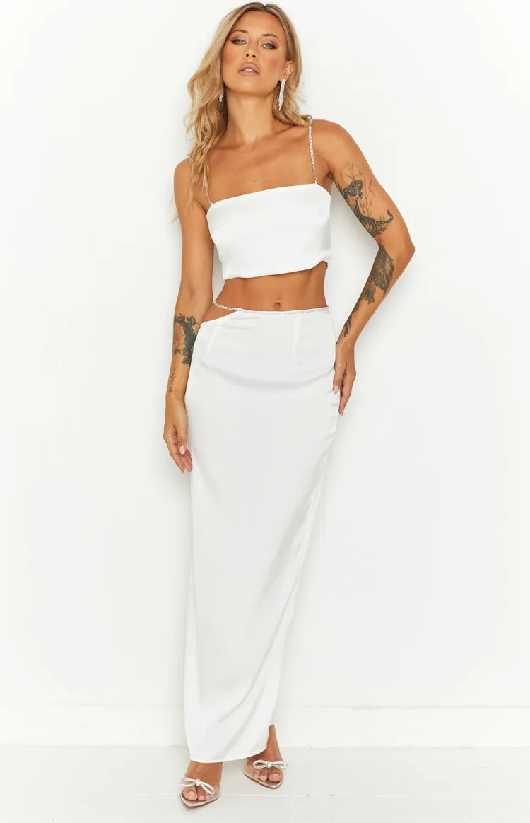 Confetti White Crop Top sold by Beginning Boutique product image thumbnail 4