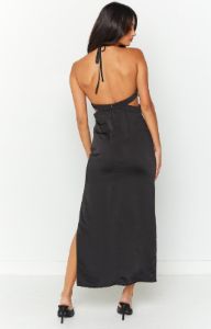 Amani Black Cut Out Maxi Dress sold by Beginning Boutique