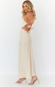 Paras Champagne Maxi Dress sold by Beginning Boutique