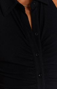 Lemonade Mini Dress Black sold by Beginning Boutique