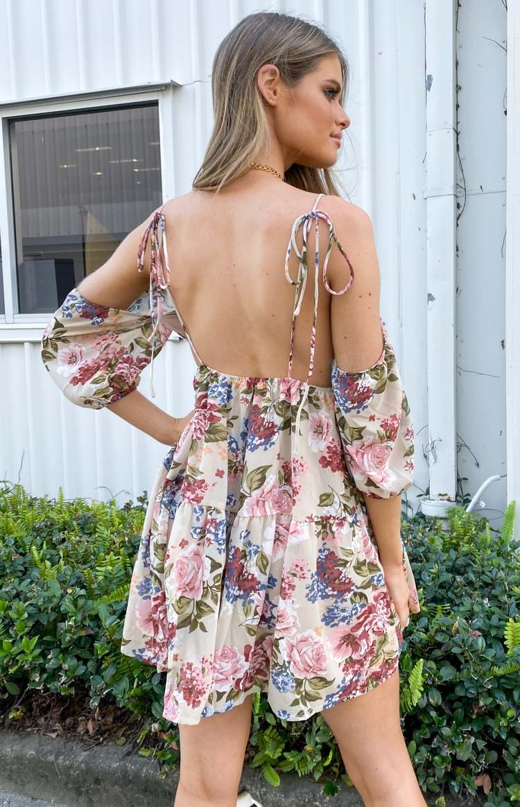 Hope Smock Dress Pink Floral sold by Beginning Boutique product image thumbnail 4