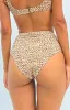 Thrills Mild Animal High Waisted Bikini Bottom Desert Gold sold by Beginning Boutique