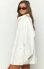 Sally White Oversized Denim Jacket sold by Beginning Boutique