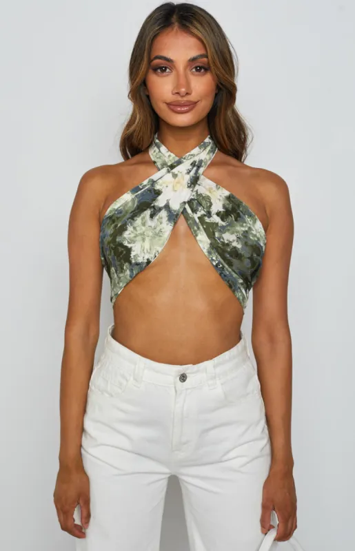 Danna Scarf Top Multi sold by Beginning Boutique