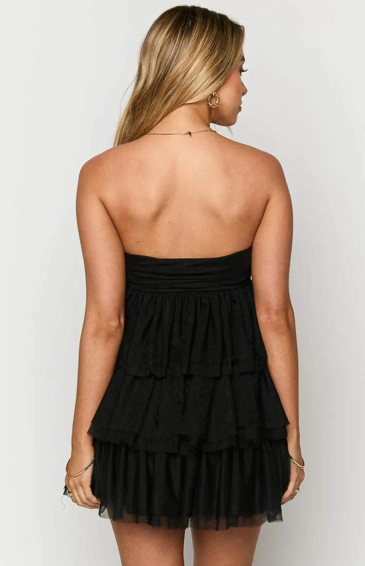 Birthday Girl Black Mini Party Dress sold by Beginning Boutique product image thumbnail 5