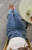 Denim Dazzle Pearl Mid Wash High Waisted Jeans sold by Beginning Boutique
