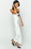 Elery White Contrast Midi Dress sold by Beginning Boutique
