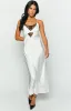 Elery White Contrast Midi Dress sold by Beginning Boutique