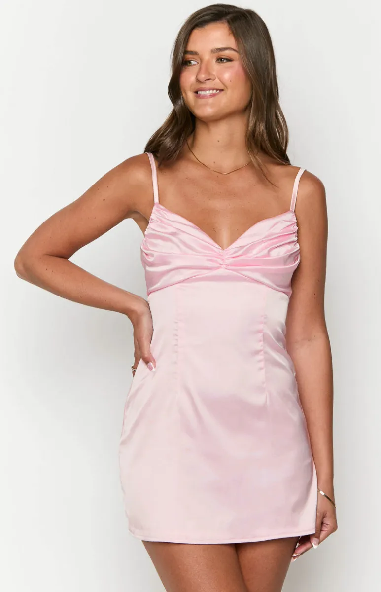 Honey Light Pink Mini Dress | Parallel