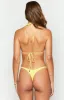 9.0 Swim Yellow Gingham Bahamas Bikini Bottoms sold by Beginning Boutique