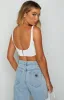 Picasso White Corset Top sold by Beginning Boutique