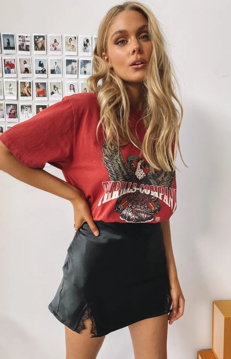 Vivian Lace Mini Skirt Black sold by Beginning Boutique product image thumbnail 5