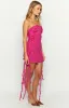 She's The One Fuchsia Tassel Mini Dress sold by Beginning Boutique