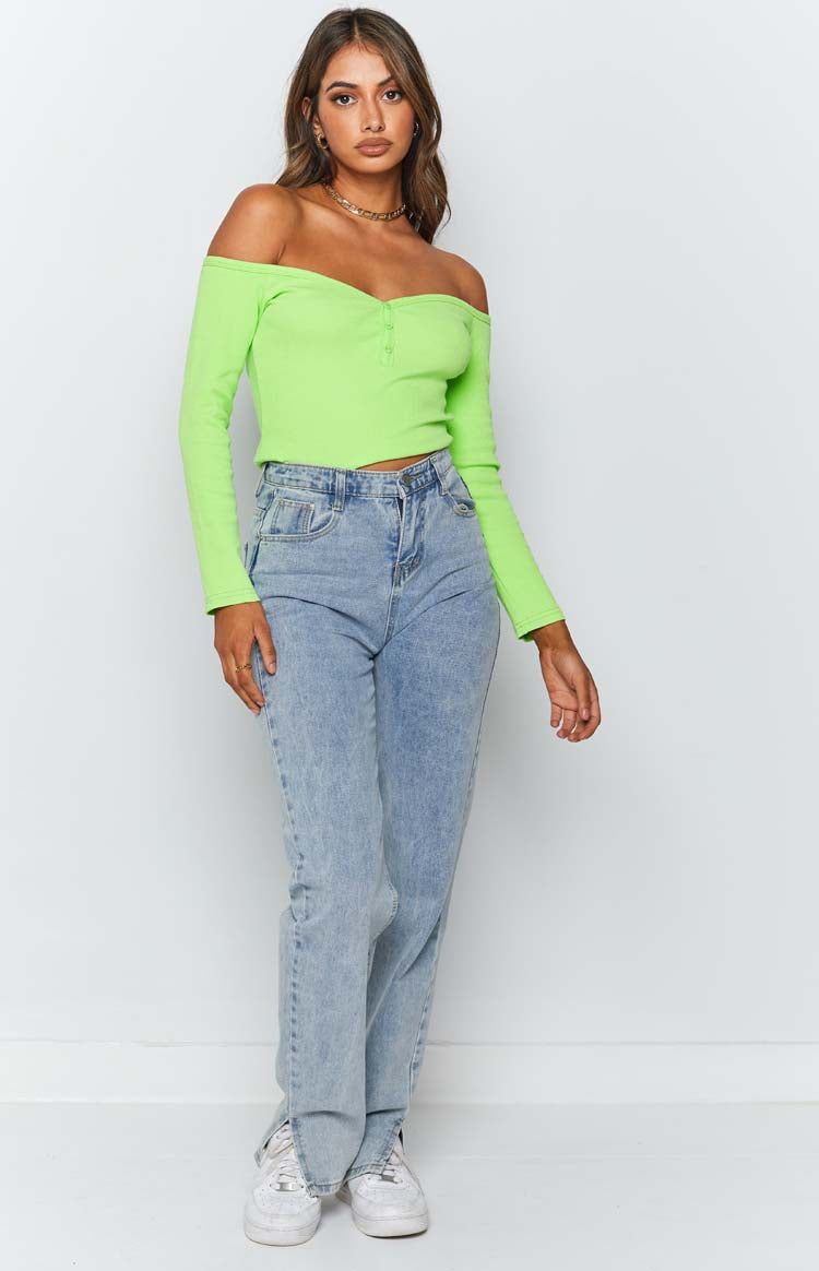 Serya Drop Shoulder Top Green sold by Beginning Boutique product image thumbnail 4
