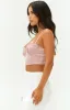 Katie Pink Crop Top sold by Beginning Boutique