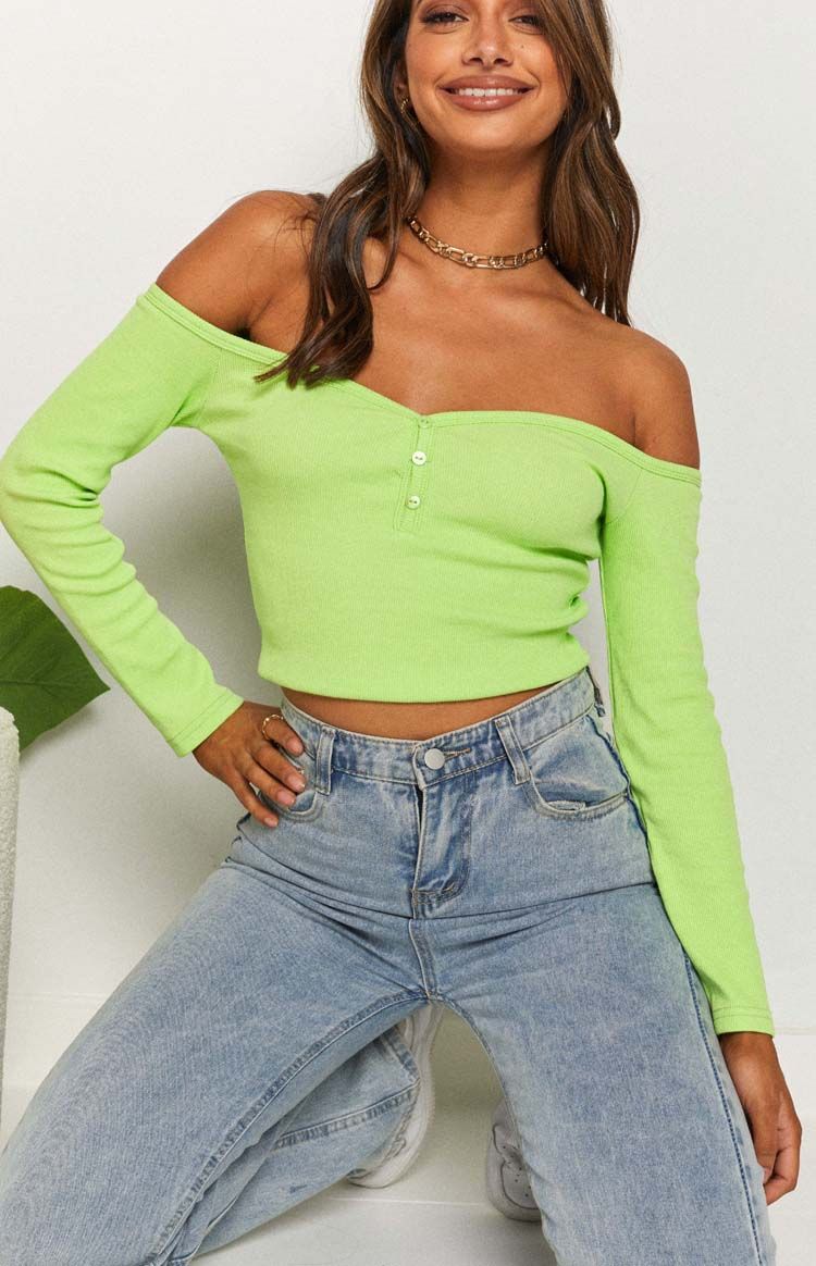 Serya Drop Shoulder Top Green sold by Beginning Boutique product image thumbnail 2