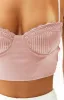 Katie Pink Crop Top sold by Beginning Boutique