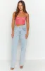 Tiarna Pink Lace Corset Top sold by Beginning Boutique