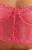 Tiarna Pink Lace Corset Top sold by Beginning Boutique