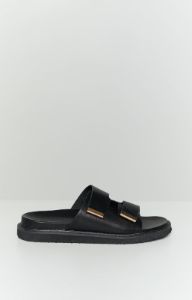 Billini Zayna Black Slides sold by Beginning Boutique