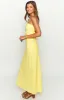 Summer Lemon Strapless Midi Dress sold by Beginning Boutique