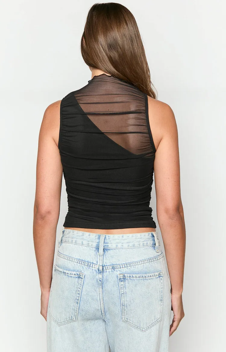 Moonlit Muse Black Top sold by Beginning Boutique product image thumbnail 5