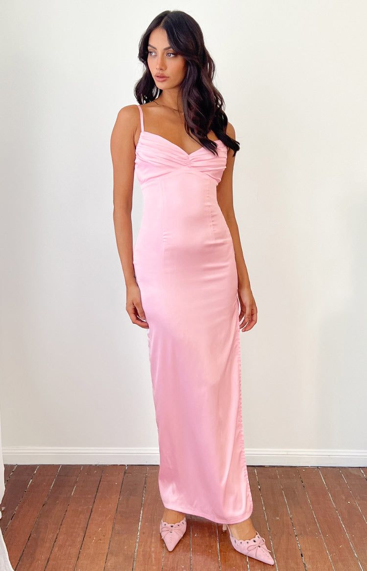 Honey Light Pink Maxi Dress sold by Beginning Boutique product image thumbnail 2