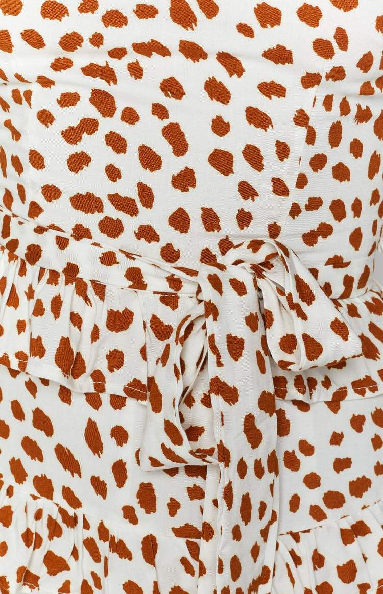 Move On Up Mini Dress Tan Spot sold by Beginning Boutique product image thumbnail 7