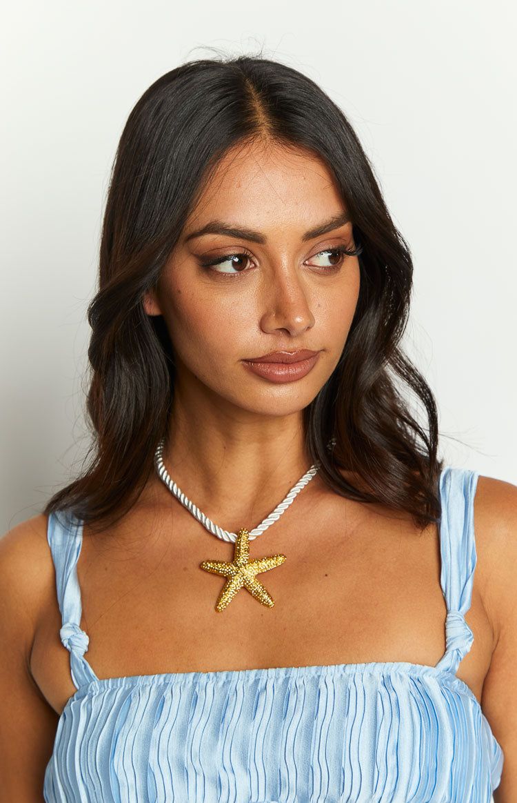 Oceans Jewel Yellow Starfish Pendant Necklace sold by Beginning Boutique product image thumbnail 4