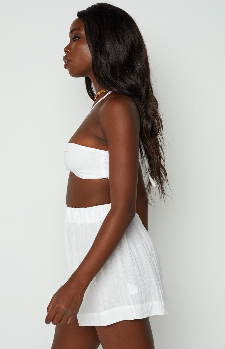 Dioni White Shorts sold by Beginning Boutique product image thumbnail 5