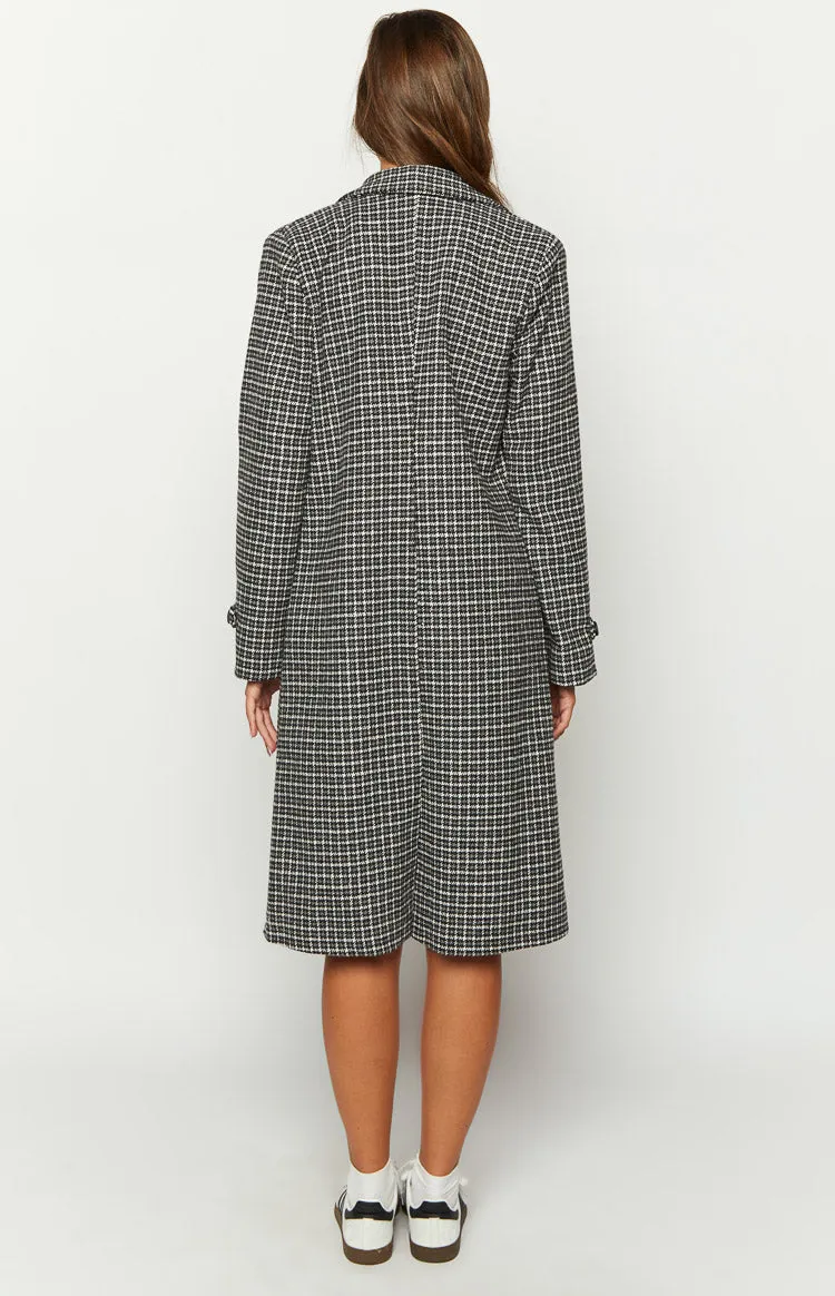 Twilight Grey Plaid Coat sold by Beginning Boutique product image thumbnail 5